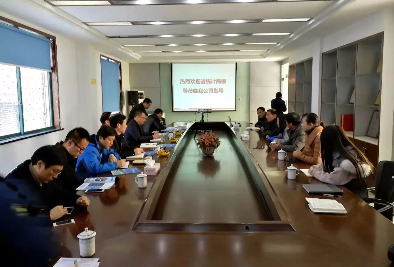 省市統(tǒng)計(jì)局領(lǐng)導(dǎo)來(lái)公司調(diào)研